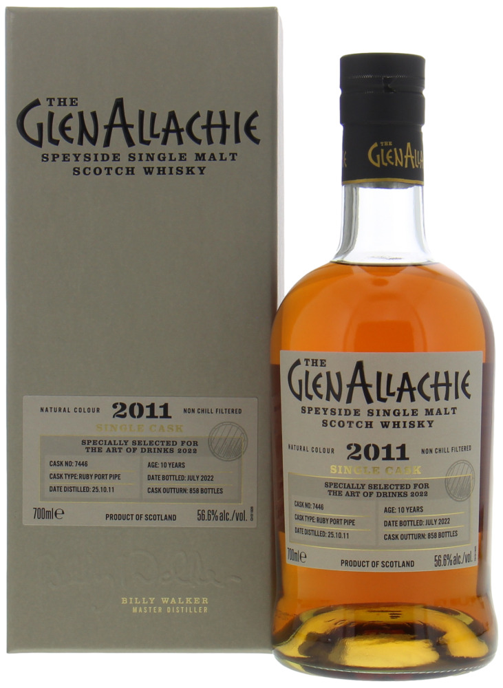 Glenallachie - 10 Years Old Bottled for The Art of Drinks 2022 Cask 7446 56.6% 2011