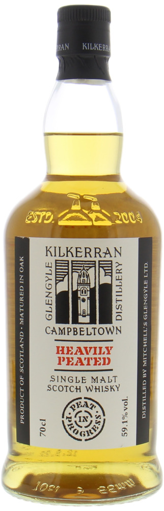 Kilkerran - Heavily Peated Peat in Progress Batch 7 59.1% NV In Orginal Container