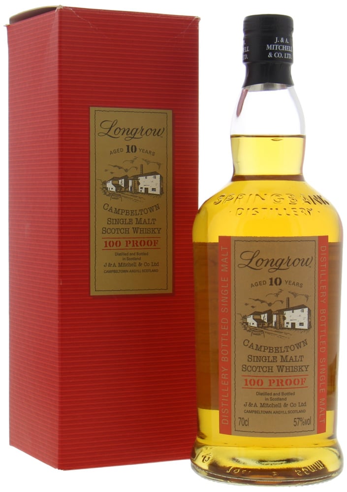 Longrow - 100 Proof 10 Years Old Bottled for Usquebaugh Society 57% 1999