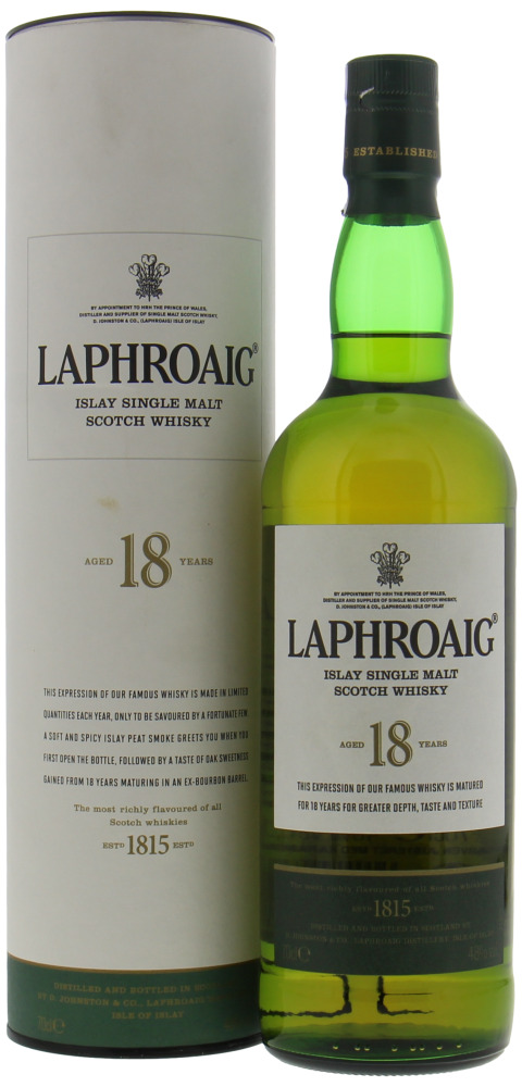 Laphroaig - 18 Years Old New Label 48% NV In Original Container 10099
