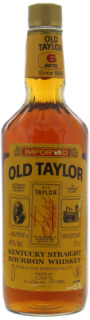 Old Taylor Distillery - Old Taylor 6 Years Old 40% NV