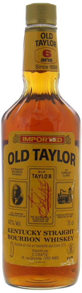 Old Taylor Distillery - Old Taylor 6 Years Old 40% NV Damaged Label
