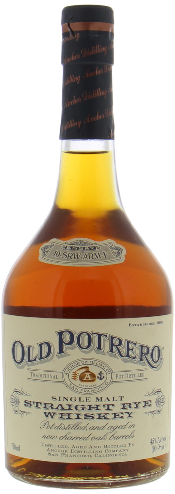 Anchor Distilling Company - Old Potrero Single Malt Straight Rye Whiskey 45% NV