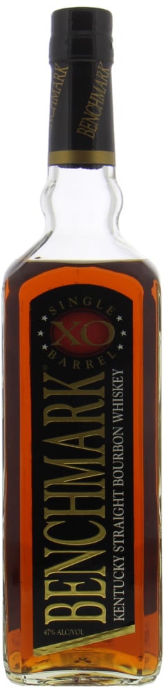 Buffalo Trace - Benchmark Single Barrel XO 47% NV High Shoulder, damaged back label