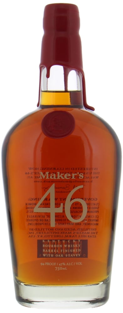 Maker's Mark - Maker's 46 Red Wax 47% NV Perfect