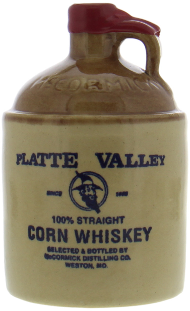 McCormick Distilling Co. - 100% Straight Corn Whiskey Ceramic Jug Red Wax 40% NV