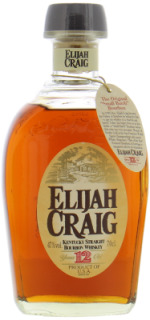 Heaven Hill Distilleries, Inc. - Elijah Craig 12 Years Old Oval Vintage Label 47% NV