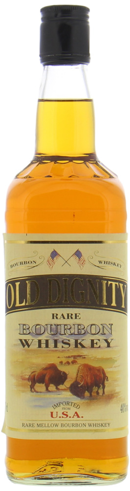 Old Dignity - Rare Bourbon Whiskey 40% NV Perfect