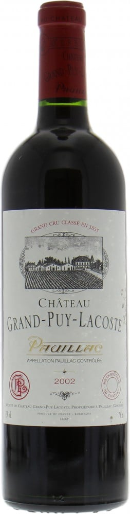 Chateau Grand Puy Lacoste - Chateau Grand Puy Lacoste 2002 From Original Wooden Case