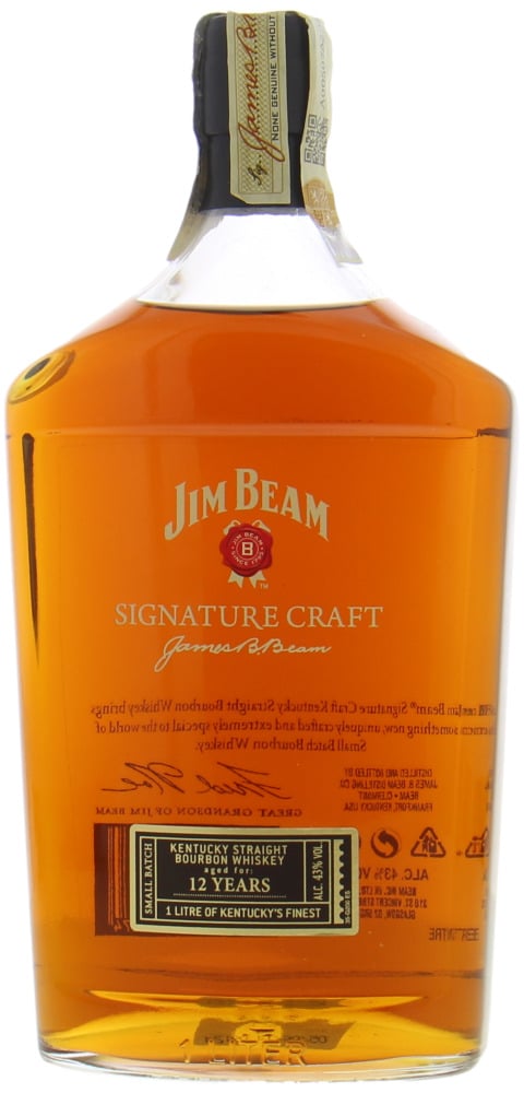 Jim Beam - 12 Years Old Signature Craft 43% NV No Original Box included!