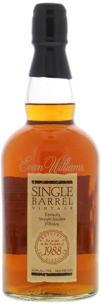 Heaven Hill Distilleries, Inc. - Evan Williams 1988 Single Barrel Vintage Cask 152 43.3% 1988