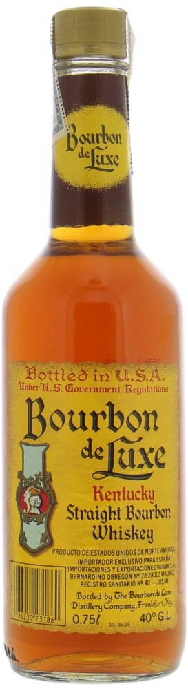 Bourbon de Luxe - 4 Years Old Kentucky Straight Bourbon Whiskey 40% NV Perfect