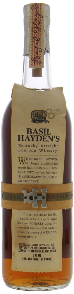 Jim Beam - Basil Hayden's 8 Years Old 40% NV Into Neck
