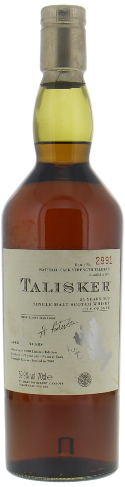 Talisker - 25 Years Old Diageo Special Releases 2001 59.9% 1975 No Original Box Included!