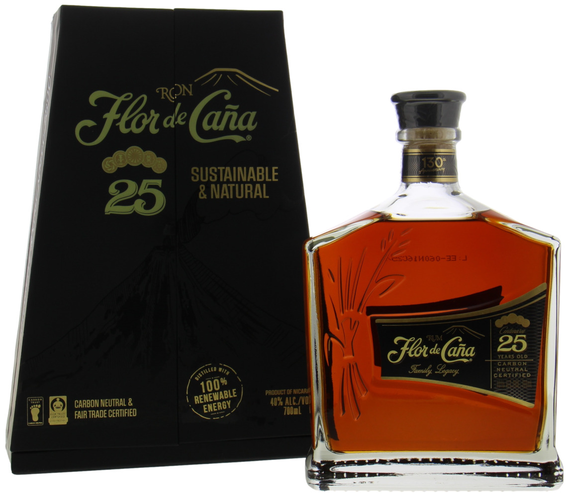 Flor de Cana - 25 Years Old 40% NV In Original Box