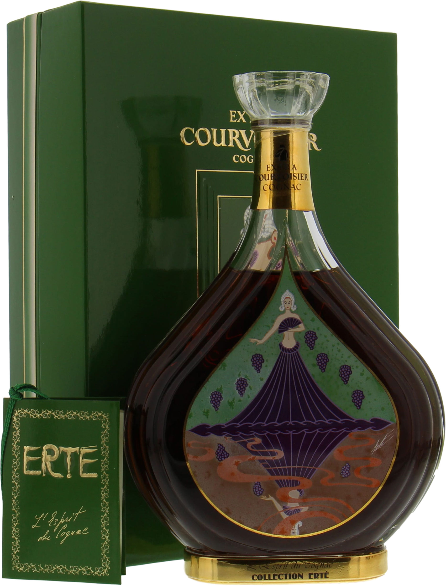 Courvoisier Cognac - Erte no 6 NV From Original Wooden Case