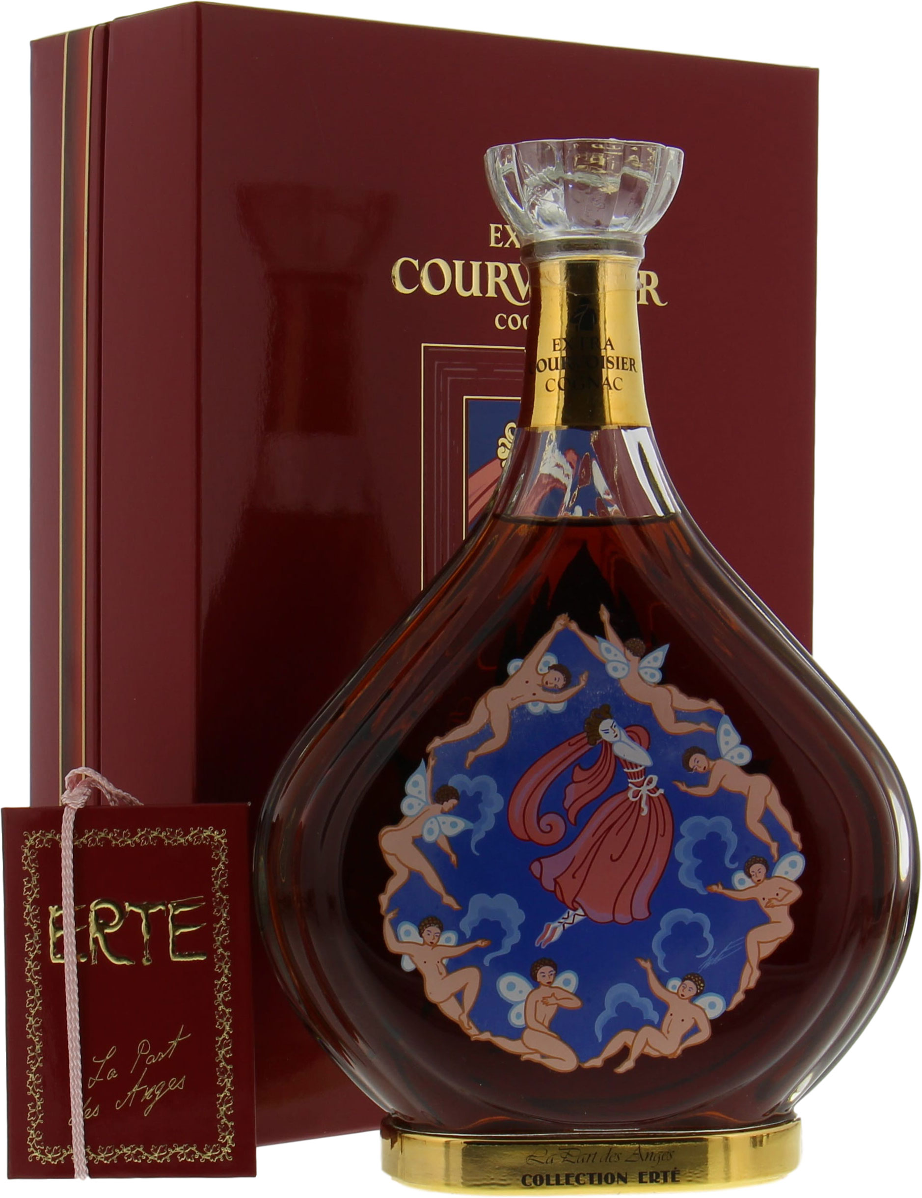 Courvoisier Cognac - Erte no 7 NV From Original Wooden Case