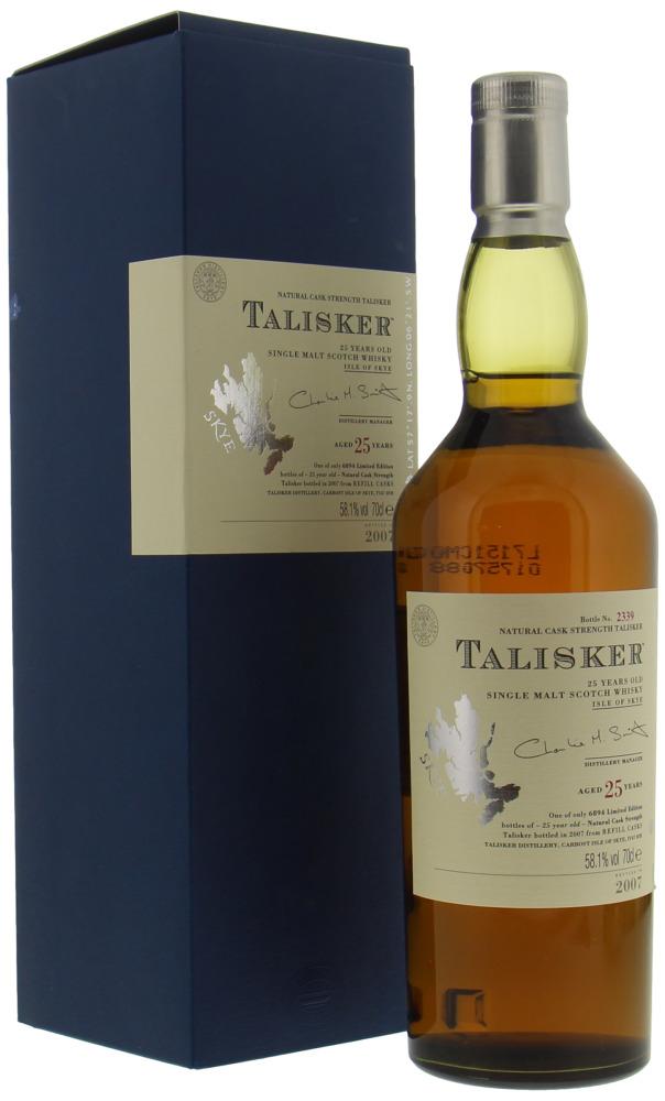 Talisker - 25 Years Old 2007 Release 58.1% NV