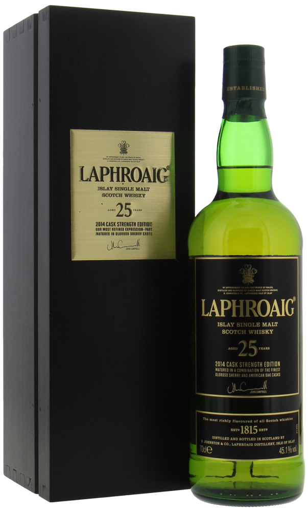 Laphroaig - 25 Years Old 2014 Cask Strength Edition 45.1% NV