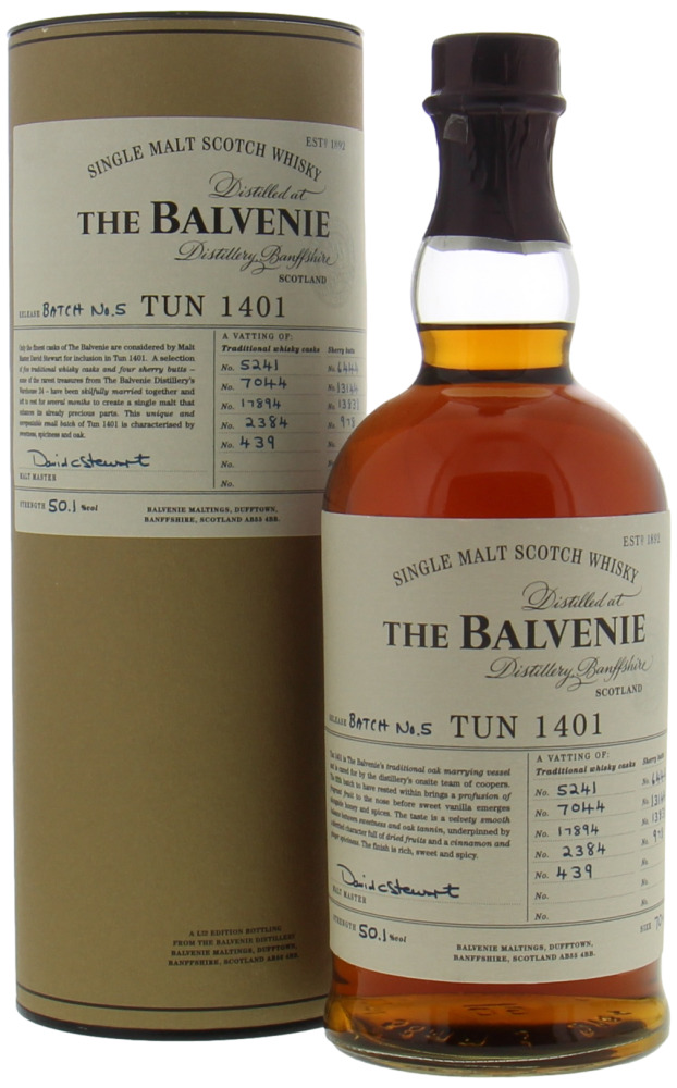 Balvenie - Tun 1401 Batch #5 50.1% NV In Original Container 10102