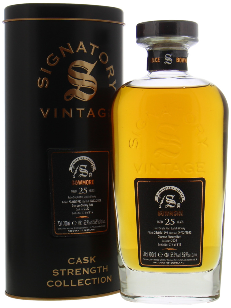 Bowmore - 25 Years Old Signatory Vintage Symington’s Choice Cask 2422 55.9% 1997 In Original Container
