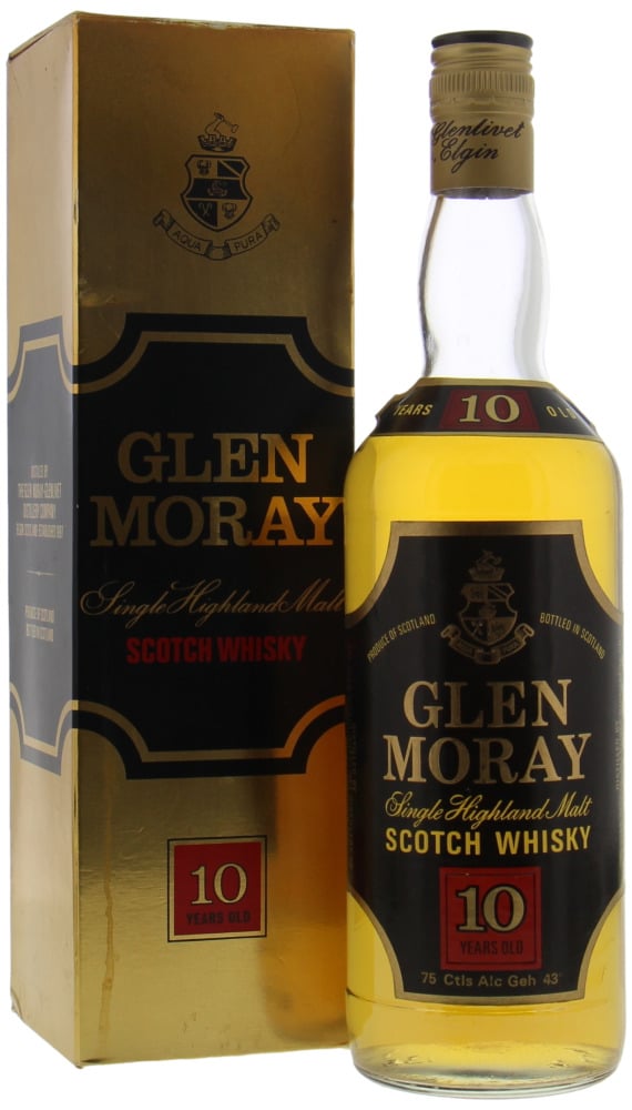 Glen Moray - Glen Moray 10 Years Old Vintage bottle 43% NV