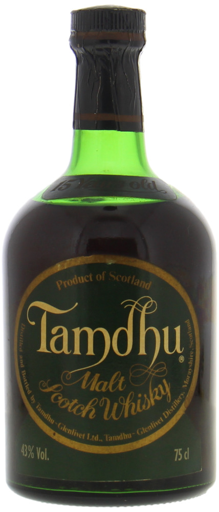 Tamdhu - 15 Years Old Green Dumpy Bottle 43% NV High Shoulder, No Original Box Included!