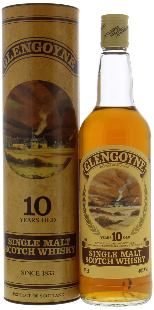 Glengoyne - 10 Years Old Pure Malt Clear Glass Lang Brothers 40% NV