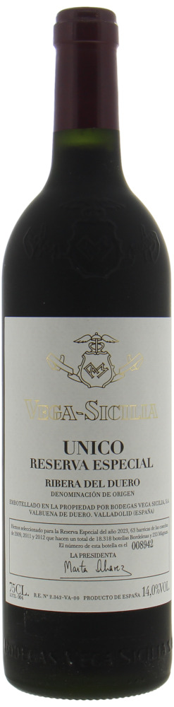 Vega Sicilia - Reserva Especiale release 2023 2023