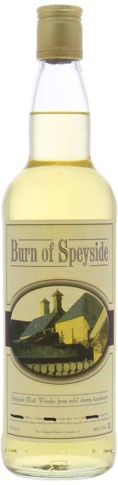 Burn Of Speyside - 6 Years Old van Wees 46% NV