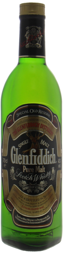 Glenfiddich - Pure Malt Special Old Reserve 43% NV No Original Container Included!