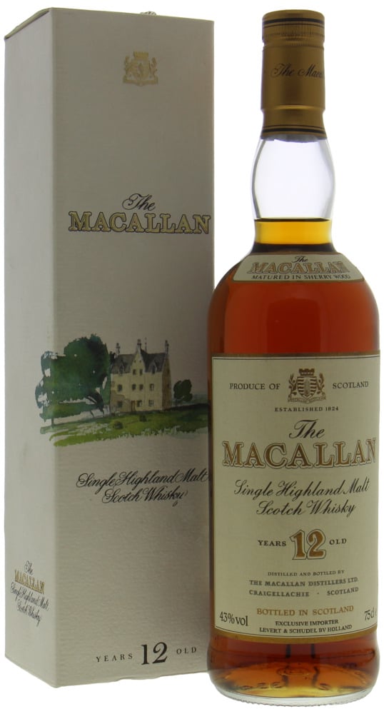 Macallan - 12 Years Old Sherry Wood 1980's Botteling 43% NV