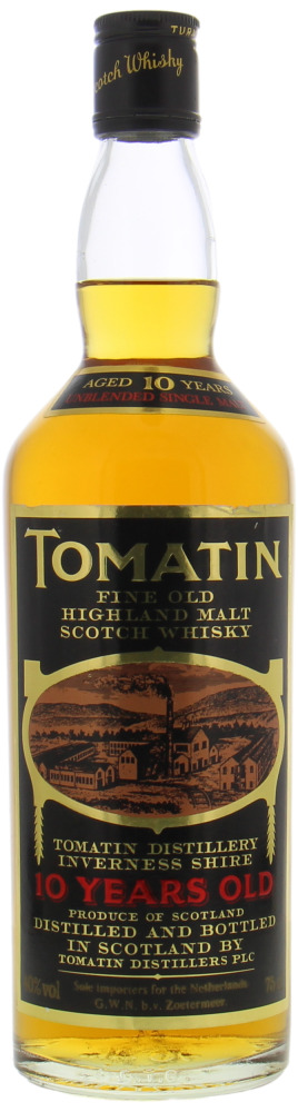 Tomatin - 10 Years Old Unblended Single Malt 40% NV No Original Box Included!