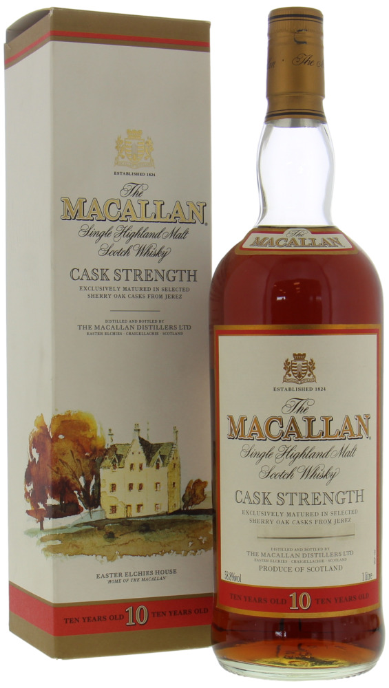 Macallan - 10 Years Old Cask Strength 2000 58.8% NV In Original Box 10103