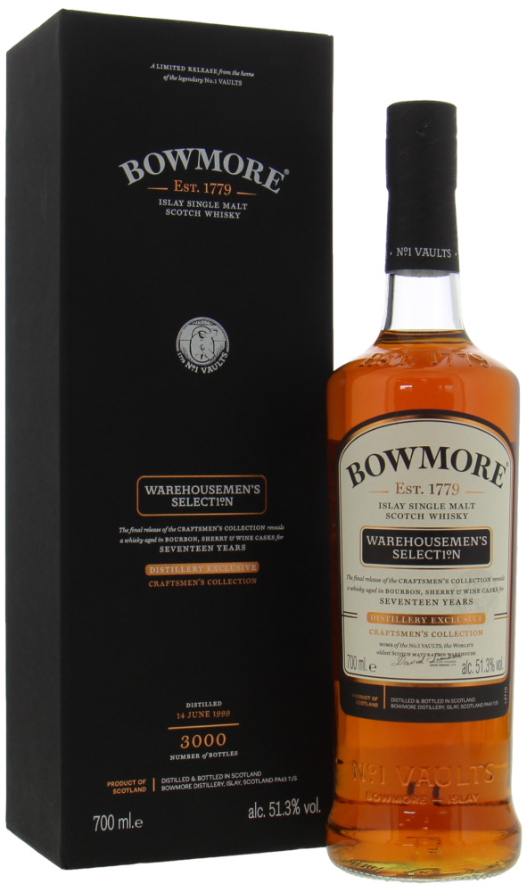 Bowmore - 17 Years Old 1999 Craftsmen's Collection 51.3% 1999 In Original Container 10103