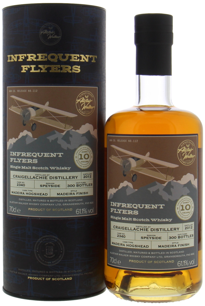 Craigellachie - 10 Years Old Infrequent Flyers Cask 2340 61.1% 2012 In Original Container