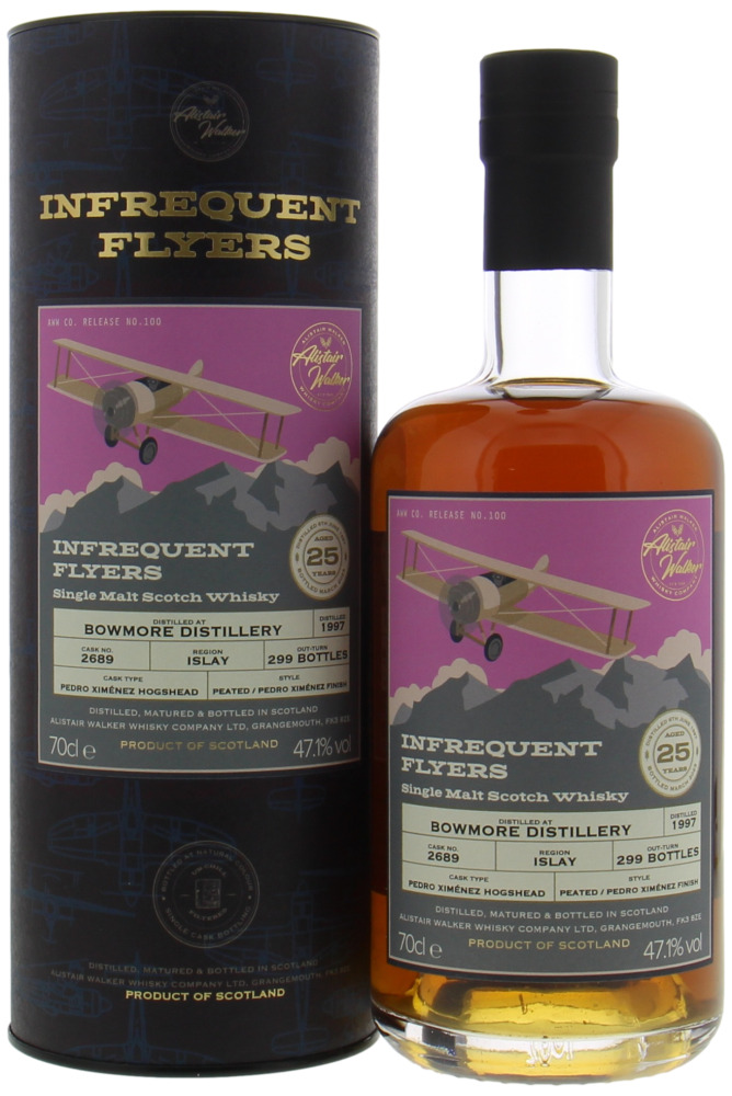 Bowmore - 25 Years Old Infrequent Flyers Cask 2689 47.1% 1997