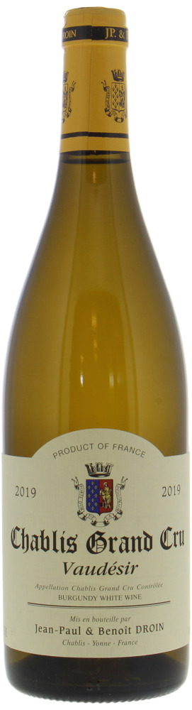 Jean-Paul et Benoit Droin - Chablis Vaudesir Grand Cru 2019