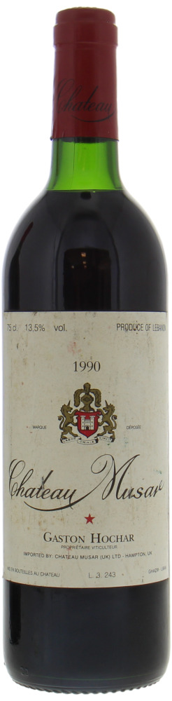 Chateau Musar - Chateau Musar 1990 Top Shoulder