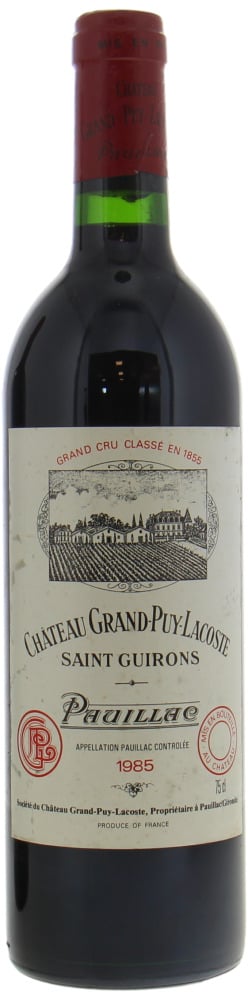Chateau Grand Puy Lacoste - Chateau Grand Puy Lacoste 1985 Perfect