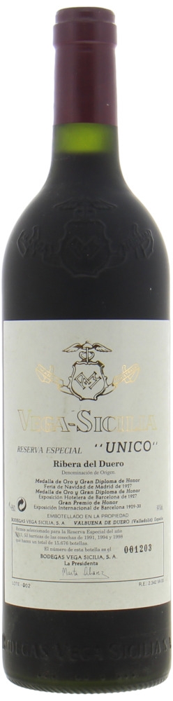 Vega Sicilia - Reserva Especiale release 2011 (91, 94, 98) 2011 From Original Wooden Case