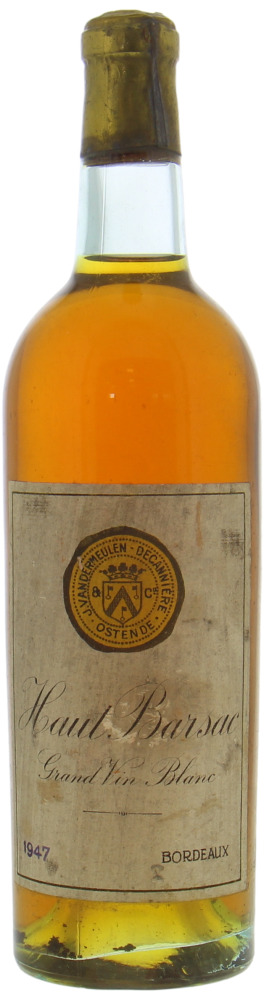 Chateau Haut Barsac - Chateau Haut Barsac 1947 Van der Meulen bottling