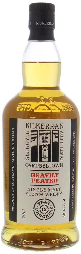 Kilkerran - Heavily Peated Peat in Progress Batch 8 58.4% NV In Orginal Box