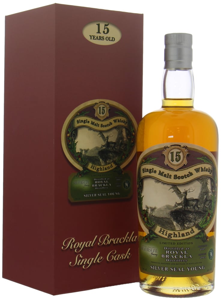 Royal Brackla - 15 Years Old Silver Seal Young Cask 11064 59.3% 2007 In Original Box