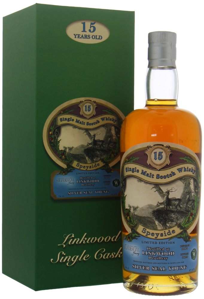 Linkwood - 15 Years Old Silver Seal Young Cask 04105 57.2% 2007 In Original Box