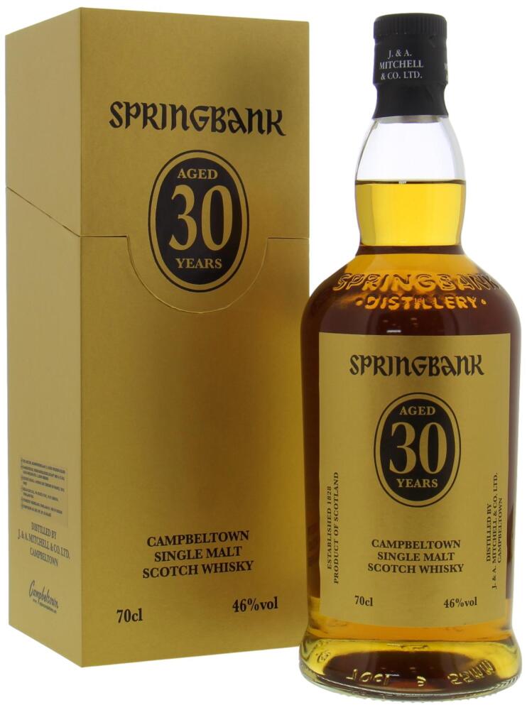 Springbank - 30 Years Old 2023 Release 46% NV In Original Box