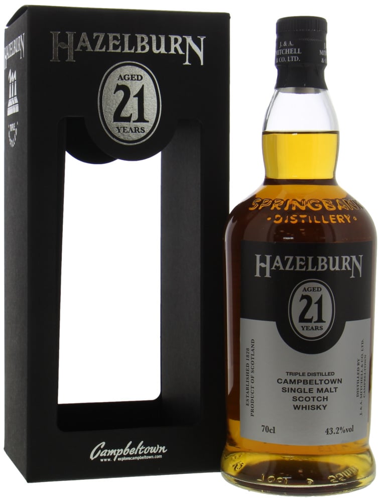 Hazelburn - 21 Years Old 2023 Release 43.2% NV Perfect