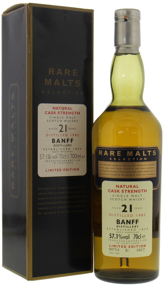 Banff - 21 Years Old Rare Malts Selection 57.1% 1982 In Original Box 10107