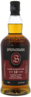 Springbank - 12 Years Old Cask Strength Batch 24 54.1% NV