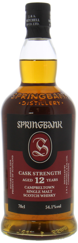 Springbank - 12 Years Old Cask Strength Batch 24 54.1% NV Perfect